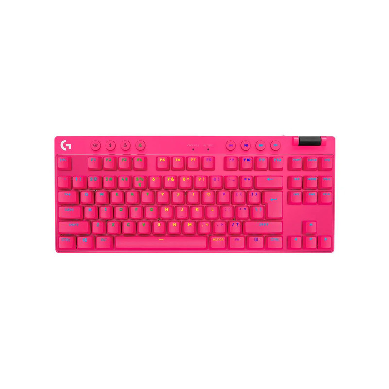 Logitech PRO X TKL LIGHTSPEED Gaming Keyboard - Pink - لوحة مفاتيح